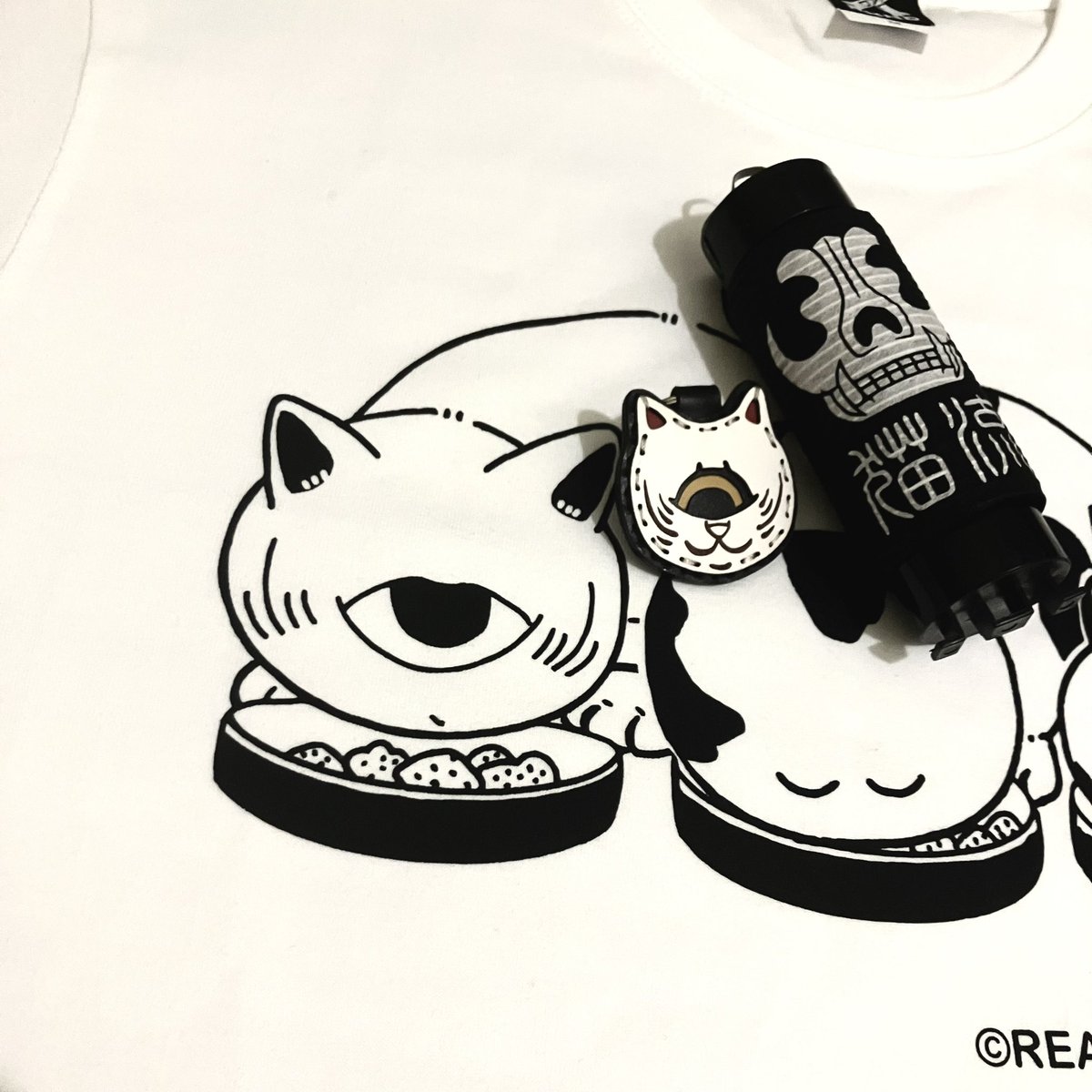 DISC_IN's tweet image. アンノン原宿での【リアルヘッドEXHIBITION 猫ストリーム】へ🐾
会場の扉を開けると飛び込んでくる猫猫猫な空間！運気の上がりそうな幸せに包まれた場所でした😺
#猫ストリーム #catstream #真頭玩具 #realhead #realxhead