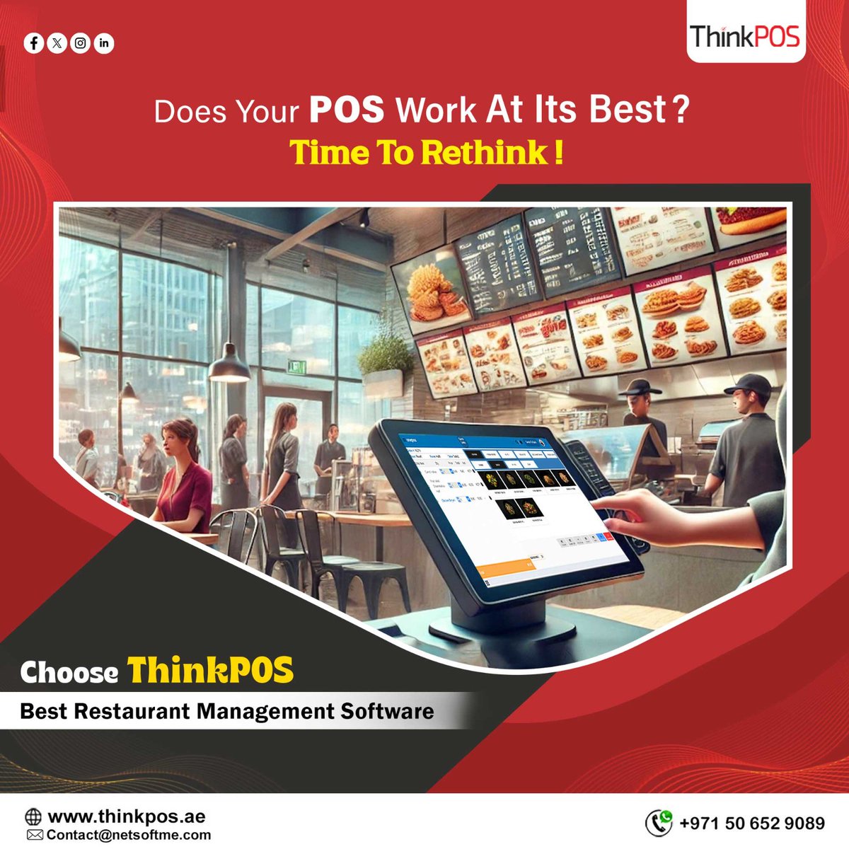 ThinkPos1's tweet photo. Does your POS work at its Best? Time to Rethink!

Choose ThinkPOS, The Best Restaurant Management software!

Schedule a Free Demo!

Call us: +971 50 652 9089

Visit us: https://t.co/6h6YlEDSAy

.

.

#thinkpos #restaurant #pos #restaurantsystem #possoftware #restaurantsdubai https://t.co/zPBHGEQ4pQ