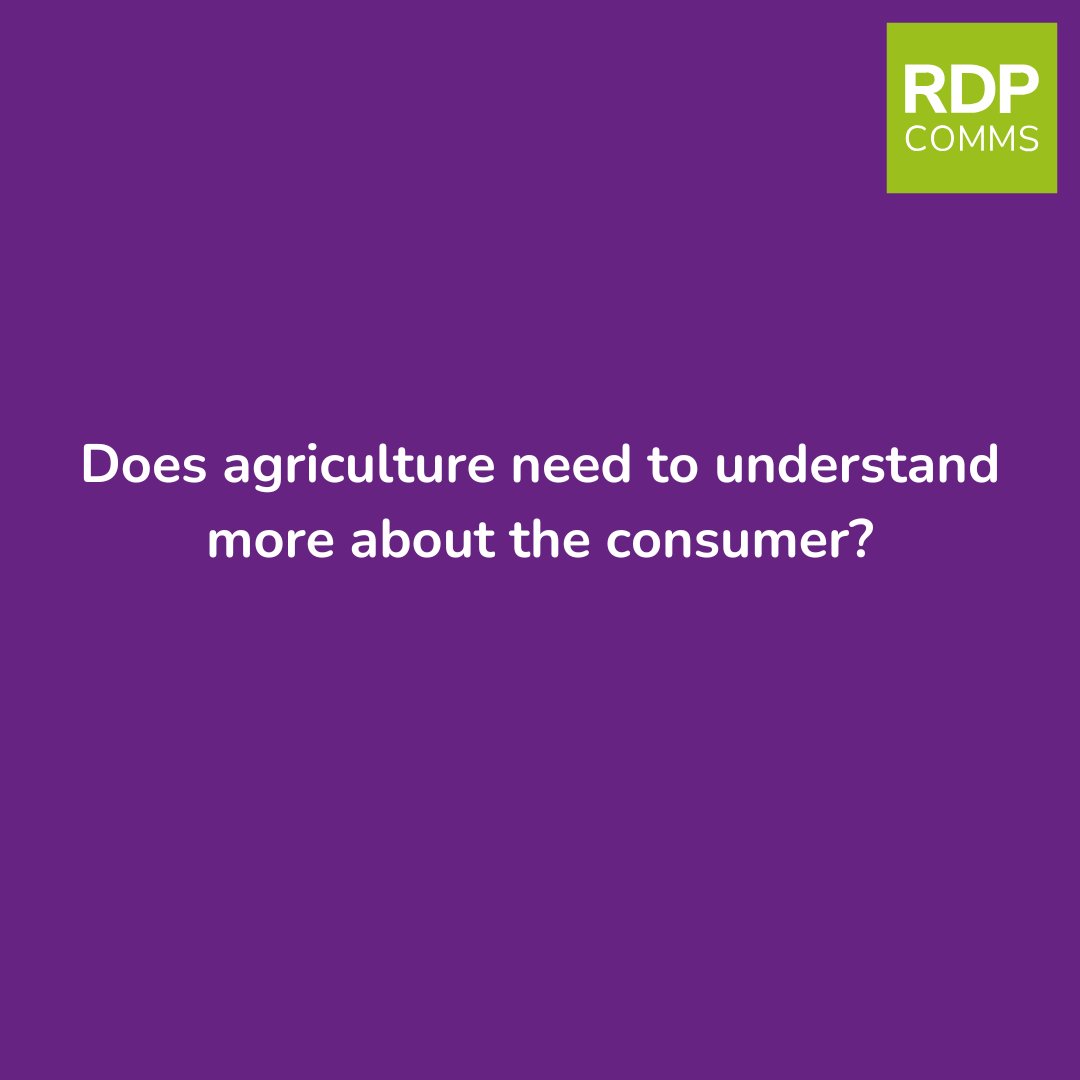 Should the farming industry play a bigger role in understanding consumer motivations and preferences and helping people reconnect with their food? rdp.co.uk/does-agricultu…
