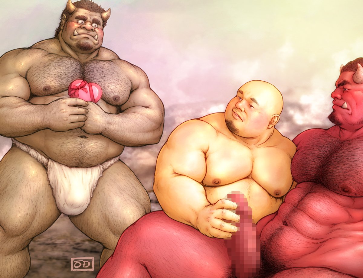 [節分とバレンタインと褌の日 2025 (Oni, Valentine's, and Fundoshi Day 2025)]

FANBOXとPATREONにて高画質版と差分を公開しています。
(pixivFANBOX: odnya.fanbox.cc)
(PATREON: patreon.com/odnya)