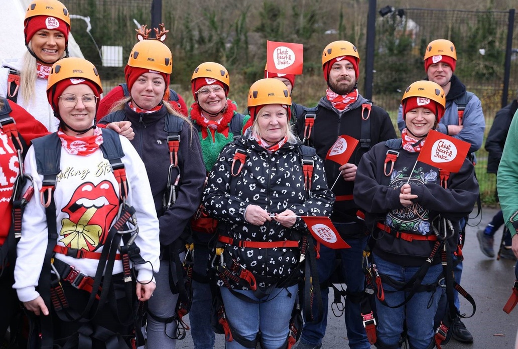 Well done to our adventurous staff from Ward A6 in Antrim Area Hospital who recently took on Ireland’s longest &amp; fastest zipline for a very good cause❤️

Altogether they raised £1531 for Chest, Heart and Stroke NI, and it looks like they had a lot of fun along the way as well🫶
