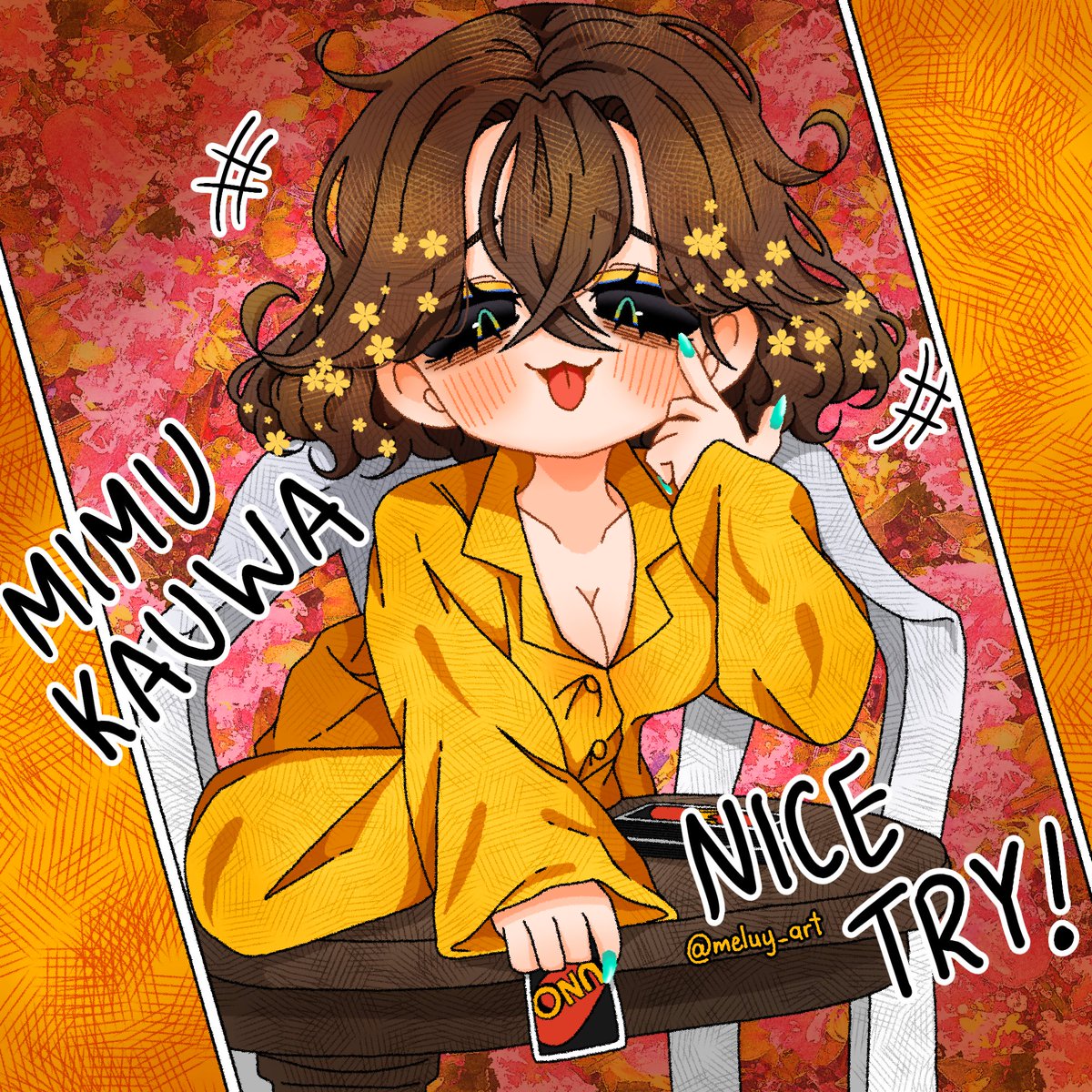 meluy_art's tweet photo. 🃏My version of Mimukauwa Nice Try~! || #digitalart #fanart #みむかｩわナイストライ #mimukauwanicetry https://t.co/jAt52ush8T