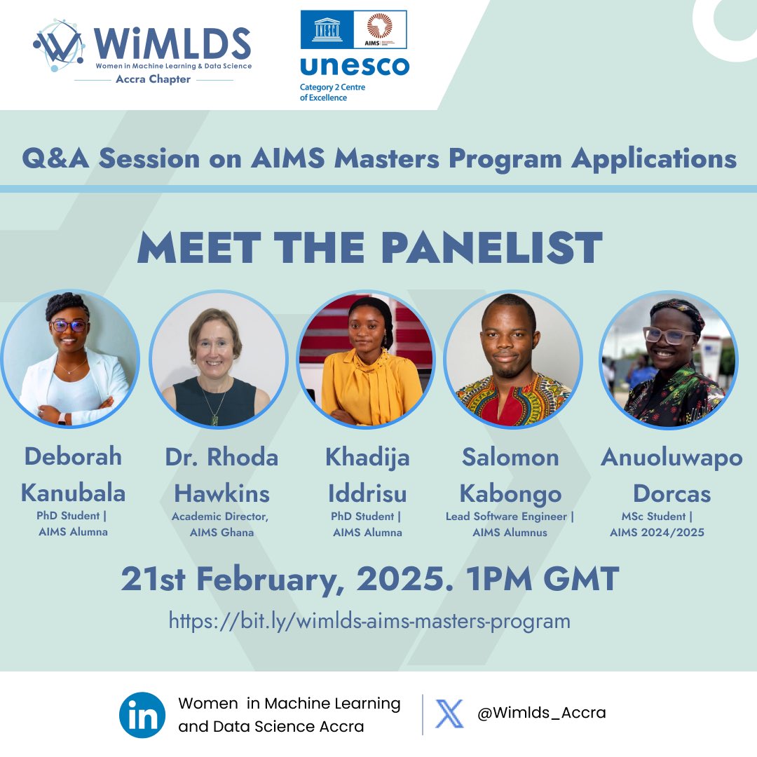 We are just a few hours away💃💃. You can still register here: bit.ly/wimlds-aims-ma…. Do not be left out of this exciting discussion