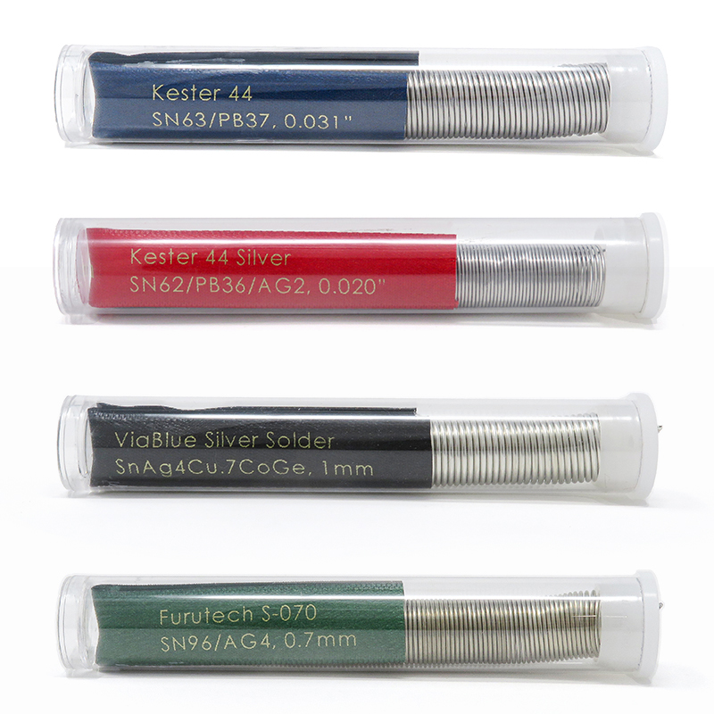 a_r_t_music's tweet image. 音響用はんだポケットパック販売開始

現在のラインナップは4種類です

・Kester 44 共晶はんだ 0.8mm
・Kester 44 銀入り 0.5mm
・VIABLUE Silver 無鉛 1mm
・Furutech S-070 無鉛 0.7mm

▼ お知らせページ
artmusic-store.com/new/2025-01-31…

#artmusic #kester #kester44 #viablue #furutech #はんだ