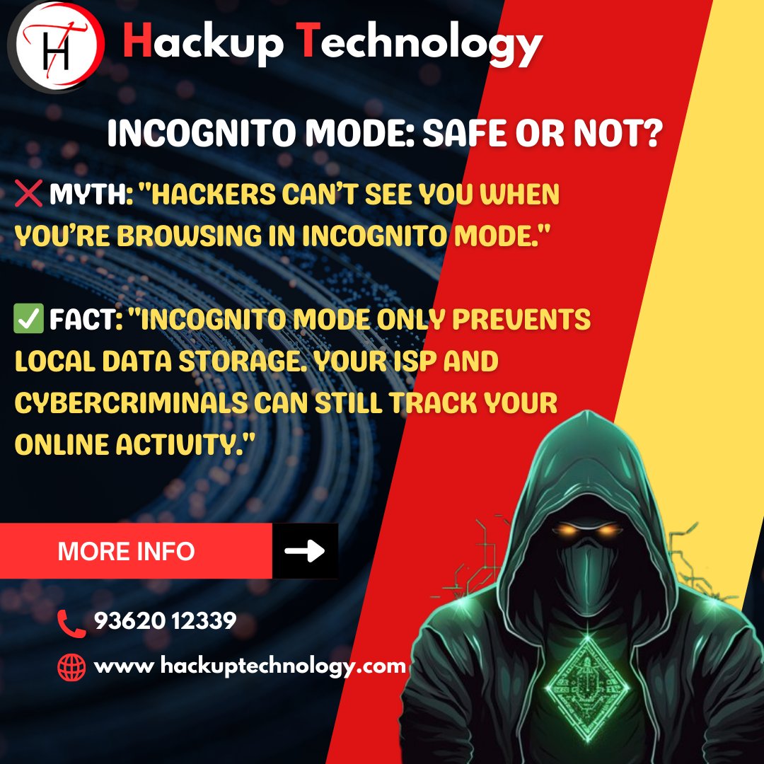 HackupTech's tweet image. 🔍 HACKING MYTHS vs. FACTS 🔍
#CyberSecurity 🚀 #EthicalHacking 🔐 #HackupTechnology #CyberAttack 🚨 #DataProtection #OnlinePrivacy #CyberSafe #HackerNews #DarkWeb #Infosec #DigitalSecurity #IncognitoMode #CyberMyths #CyberAwareness #TechTips #Hackers #SmallBusinessSecurity