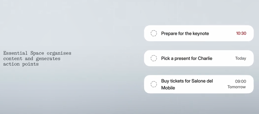 Teknovist's tweet photo. AI Specs - Essential Space Reminder
🤔 What AI tricks does the Nothing Phone (3a) have up its sleeve? Rumors hint at:✨ "Essential Space" with AI-powered Reminders! (Stay organized & focused!)Intriguing! Anyone know more about "Essential Space"? #NothingAI #EssentialSpace https://t.co/Wm82YkR7nD