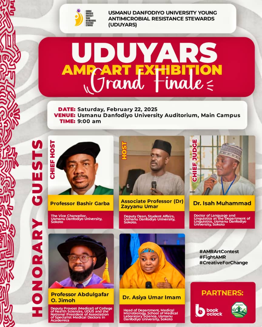 Join us tomorrow and witness the grand finale of the UDUYARS AMR ART exhibition.

#fightAMR