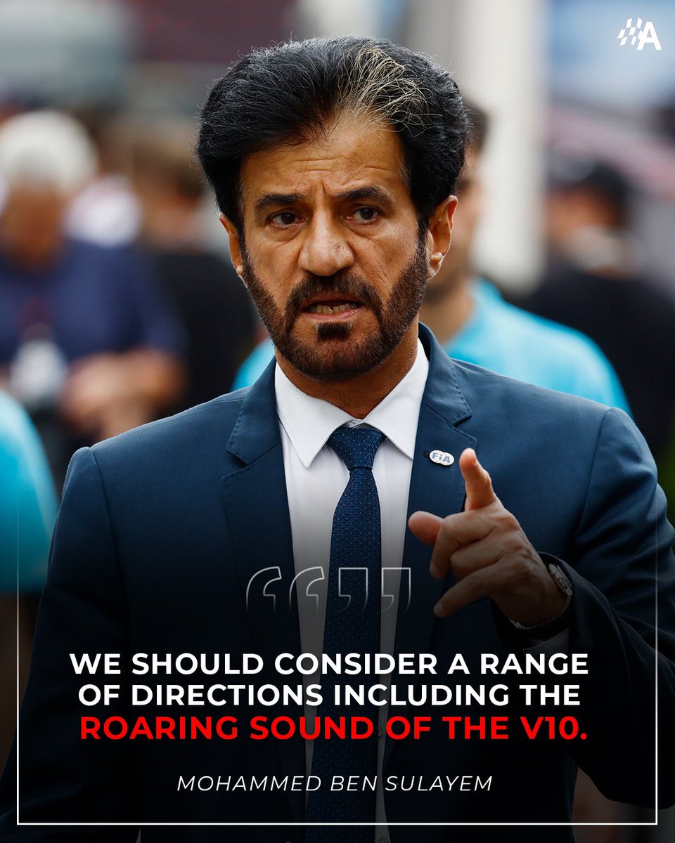 The FIA president is open to Formula 1 discussing the return of V10 engines 🔊