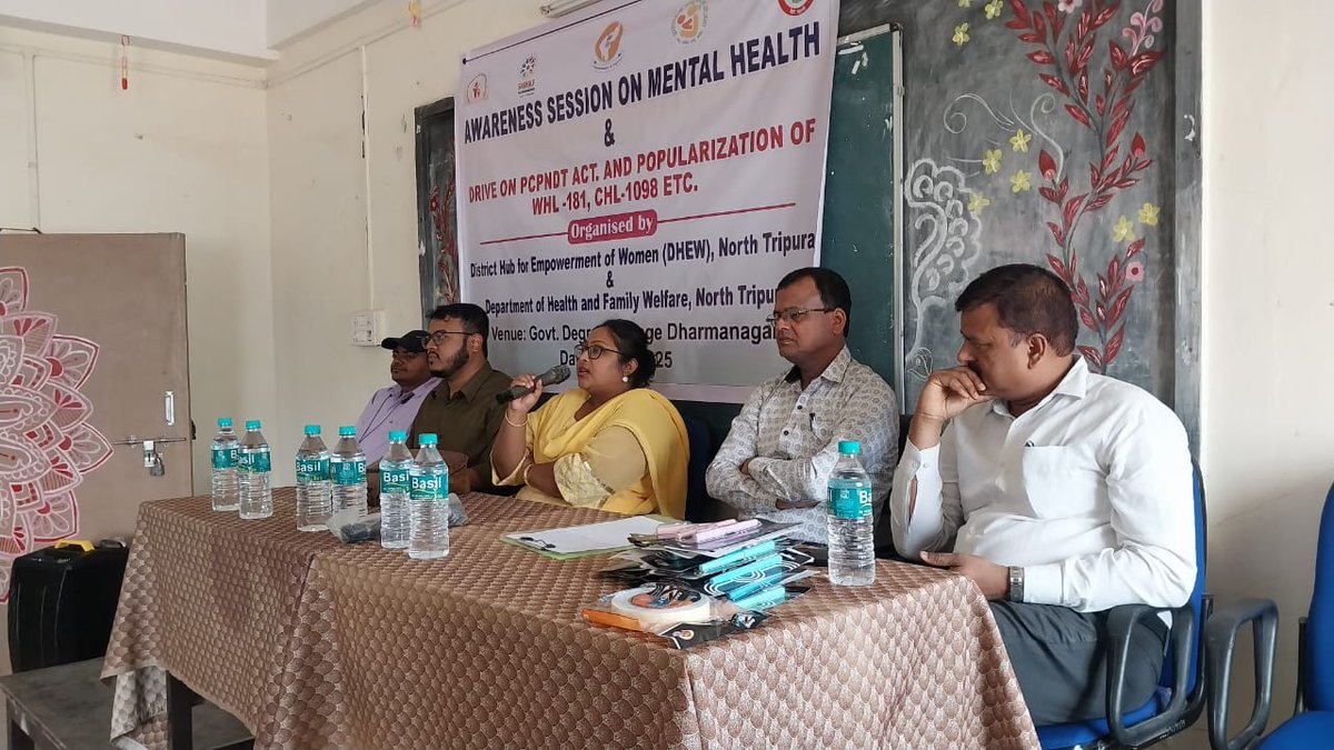nhm_tripura's tweet image. An awareness session held on Mental Health &amp;amp; PC &amp;amp; PNDT Act 1994 .Together, we are empowering the next generation!  #MentalHealthAwareness #PCPNDTAct 
@PMOIndia @tripura_cmo @JKSinhaIAS @kirangitteias @Dr_SamitRC @MoHFW_INDIA @UNICEFIndia @WHO @NHSRC_India @NITIAayog @mygovtripura