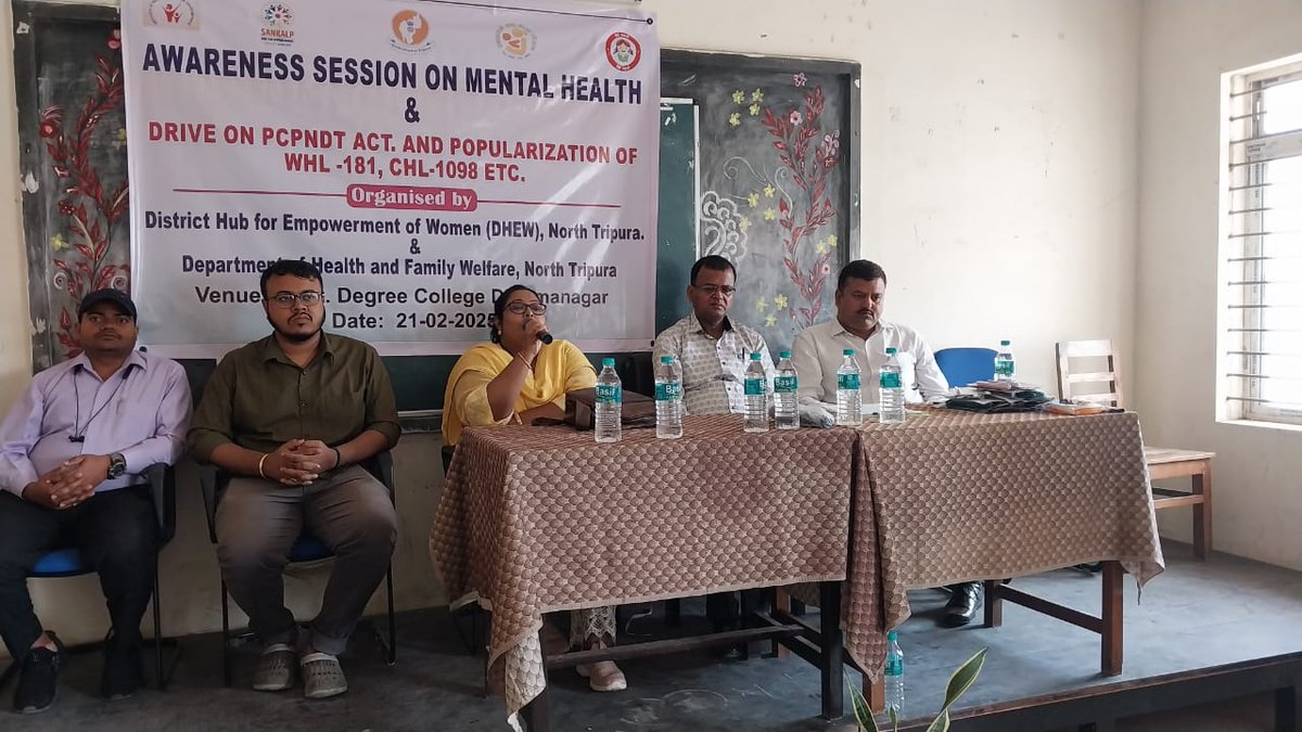 nhm_tripura's tweet image. An awareness session held on Mental Health &amp;amp; PC &amp;amp; PNDT Act 1994 .Together, we are empowering the next generation!  #MentalHealthAwareness #PCPNDTAct 
@PMOIndia @tripura_cmo @JKSinhaIAS @kirangitteias @Dr_SamitRC @MoHFW_INDIA @UNICEFIndia @WHO @NHSRC_India @NITIAayog @mygovtripura
