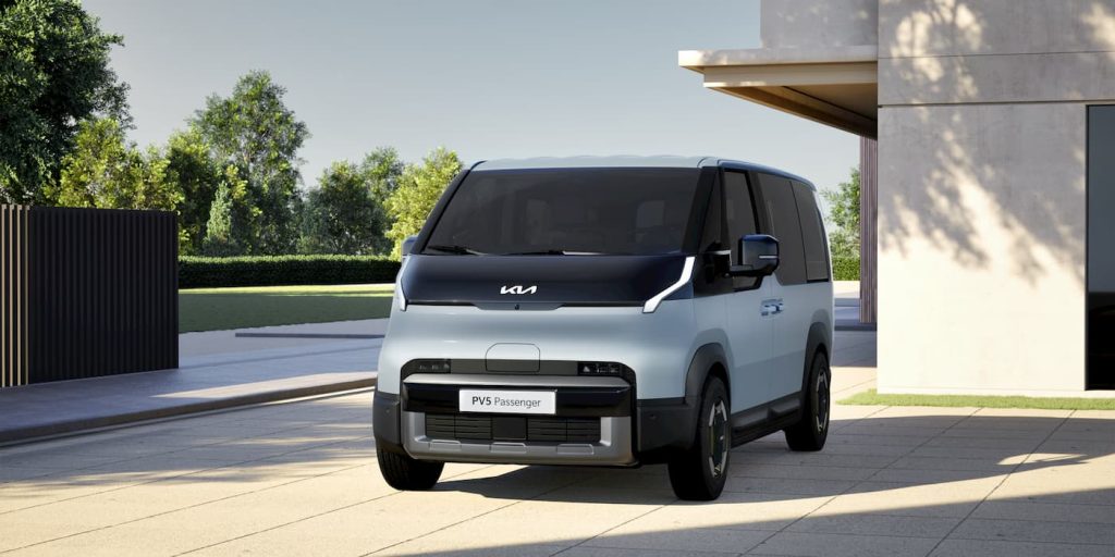 IqFine's tweet image. 🚐 Kia unveils the PV5, a futuristic EV van set to rival the ID.Buzz &amp;amp; E-Transit! Bold design, modular platform, and multiple configs—details drop Feb 27! 🔋⚡ #KiaPV5 #EVVan #FutureMobility