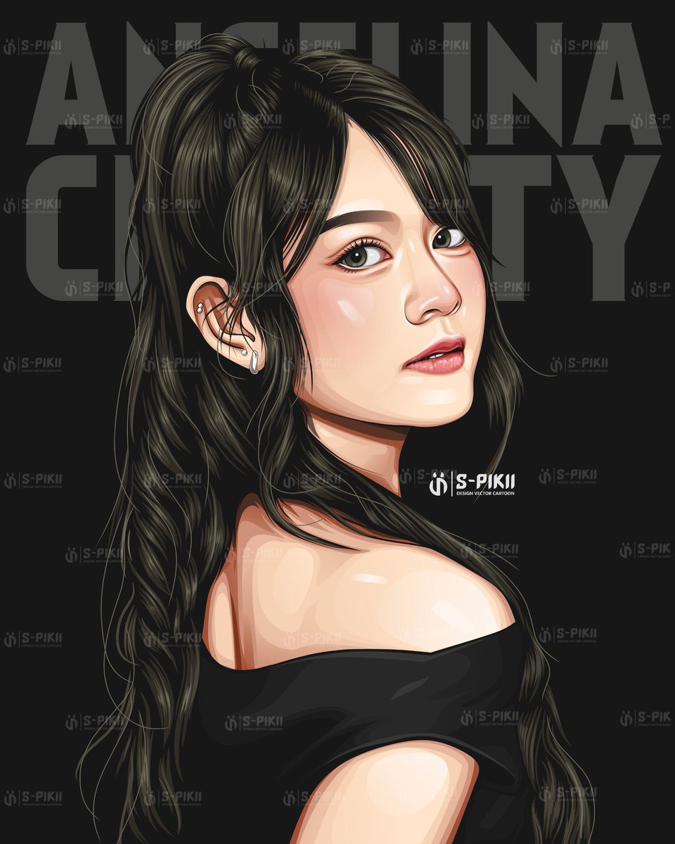 S_PIKII's tweet photo. Fanart angelina christy jkt48 https://t.co/hQeYMEPU4G
