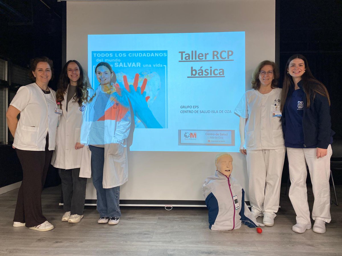 🩺 Educación para la salud en el IES: gracias a la colaboración con la enfermera del centro y el CS Isla de Oza, los alumnos de 3º, 4º ESO y Bachillerato han participado en talleres sobre RCP, uso de pantallas, trastornos alimentarios y sexualidad. ¡Aprendizaje para la vida! 💙