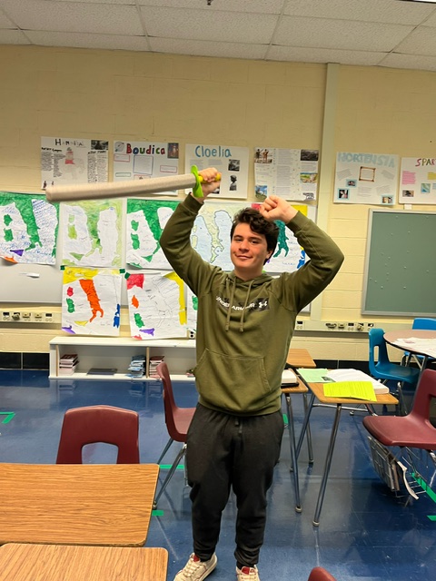 WVMSDragons's tweet image. 8th graders brought history to life by acting out the legendary battle of the Horatii and Curiatii—in Latin! 🎭A dramatic retelling of honor, loyalty, and ancient Roman rivalry. #LearningLatin #WVMS #LMSD