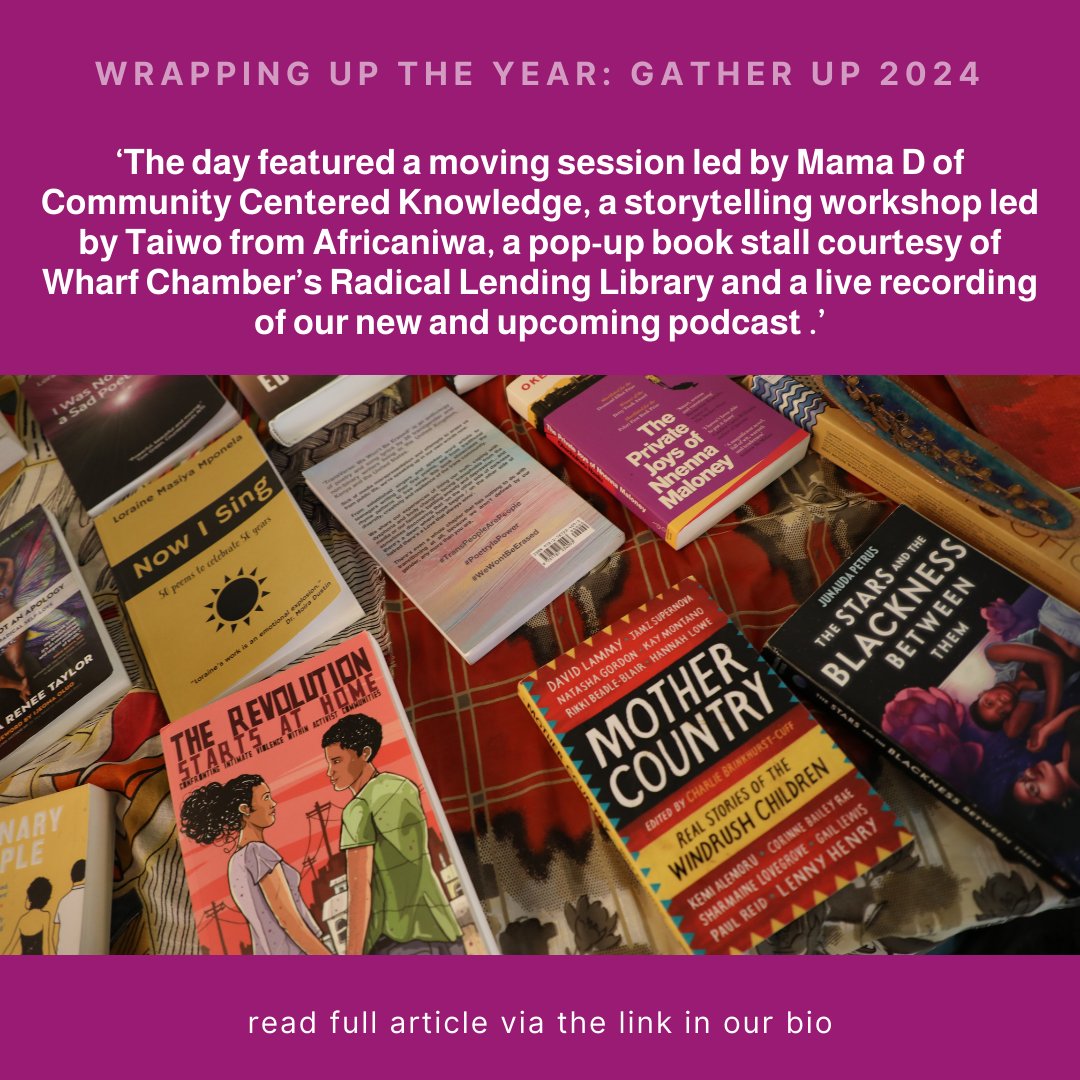 Have you seen our latest blog?📚 We reflect on 2024’s journey, highlighting our annual Gather Up &amp; the incredible community exhibition featuring Black artists from across the UK. Plus, sneak peeks of what’s coming! Stay tuned &amp; subscribe for updates! 🔗 Link in bio!
