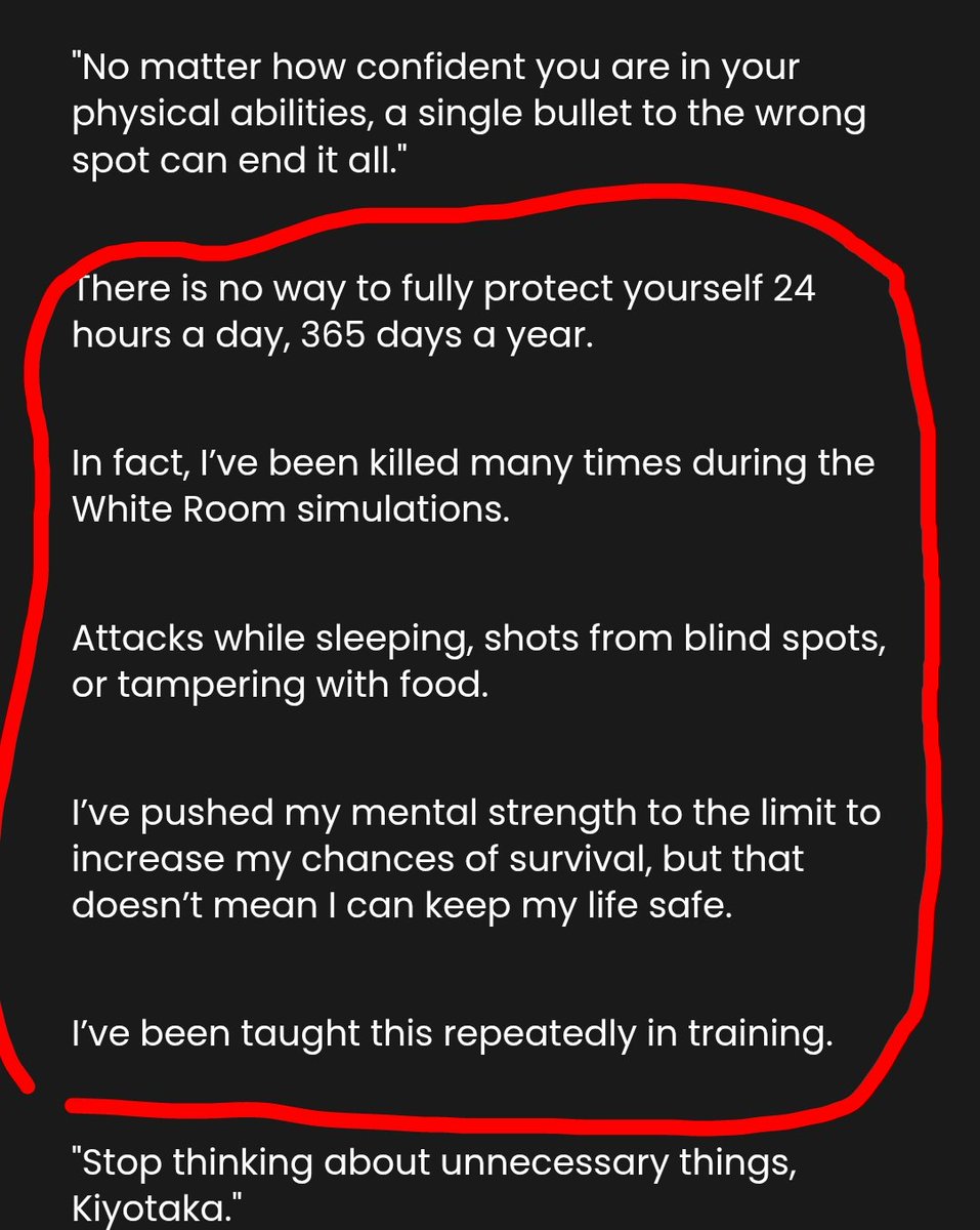 OpTiMiSt_CaT39's tweet image. #ClassroomOfTheElite 
It Makes Sense now, why he has almost no fear of Injuries/Death.
Imagining he has pushed his mental strength to that Fortitude Yet, He still was able to Smile/feel emotion (in y2v10) is something else....

Horikita can change him...