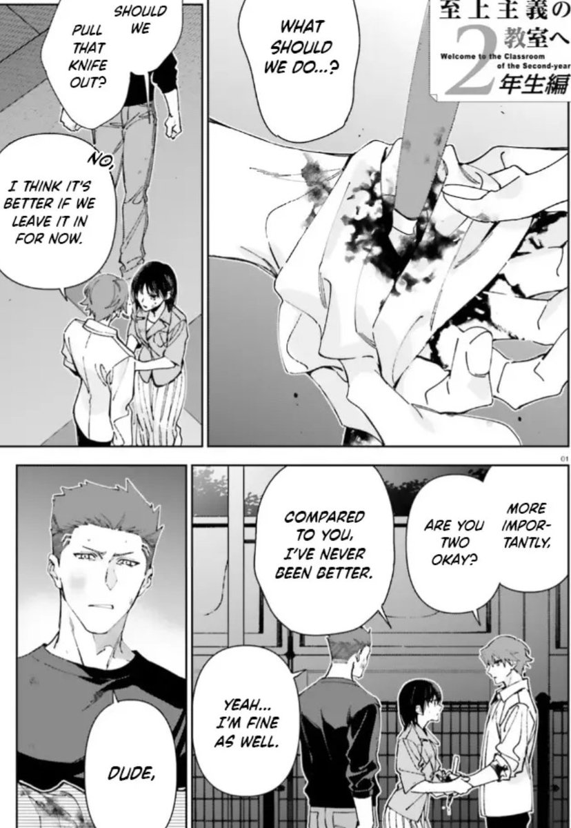 OpTiMiSt_CaT39's tweet image. #ClassroomOfTheElite 
It Makes Sense now, why he has almost no fear of Injuries/Death.
Imagining he has pushed his mental strength to that Fortitude Yet, He still was able to Smile/feel emotion (in y2v10) is something else....

Horikita can change him...