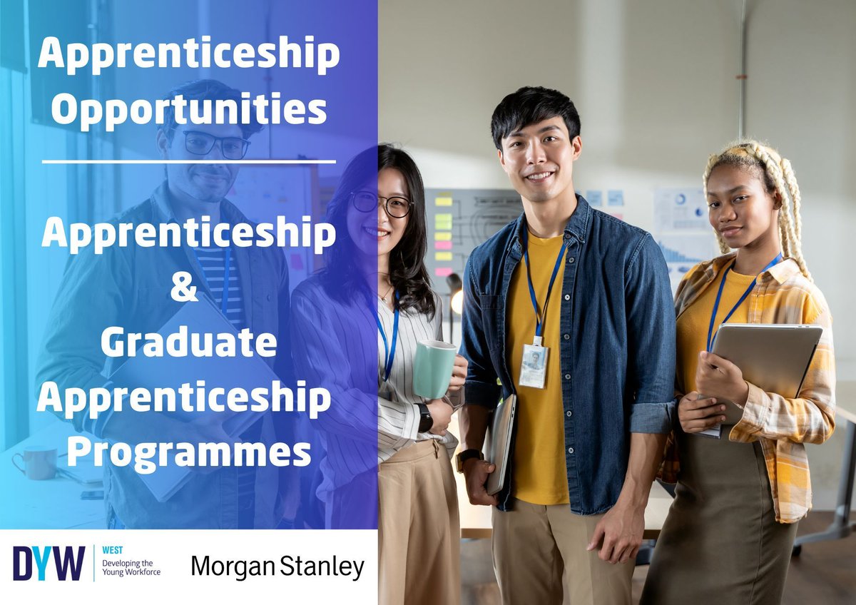 DYW West (@dywwest) on Twitter photo <a href="/MorganStanley/">Morgan Stanley</a> are recruiting for their #Apprenticeship & #GraduateApprenticeship programmes in Glasgow 💼
This is the perfect opportunity to gain hands on experience and #EarnWhileYouLearn 💻
Kickstart your career now! ➡️ buff.ly/4182xN9 <a href="/MorganStanley/">Morgan Stanley</a> are recruiting for their #Apprenticeship & #GraduateApprenticeship programmes in Glasgow 💼
This is the perfect opportunity to gain hands on experience and #EarnWhileYouLearn 💻
Kickstart your career now! ➡️ buff.ly/4182xN9