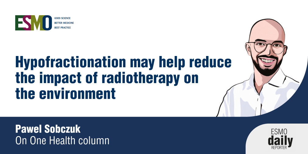 ESMO - Eur. Oncology (@myesmo) on Twitter photo How can #radiotherapy become more environmentally friendly? Treatment de-escalation and hypofractionated schemes can lead to considerable savings in greenhouse emissions. Read <a href="/pawel_sobczuk/">Pawel Sobczuk</a> latest column in the #ESMODailyReporter #OneHealth
🔗ow.ly/YIOz50V46k3 How can #radiotherapy become more environmentally friendly? Treatment de-escalation and hypofractionated schemes can lead to considerable savings in greenhouse emissions. Read <a href="/pawel_sobczuk/">Pawel Sobczuk</a> latest column in the #ESMODailyReporter #OneHealth
🔗ow.ly/YIOz50V46k3
