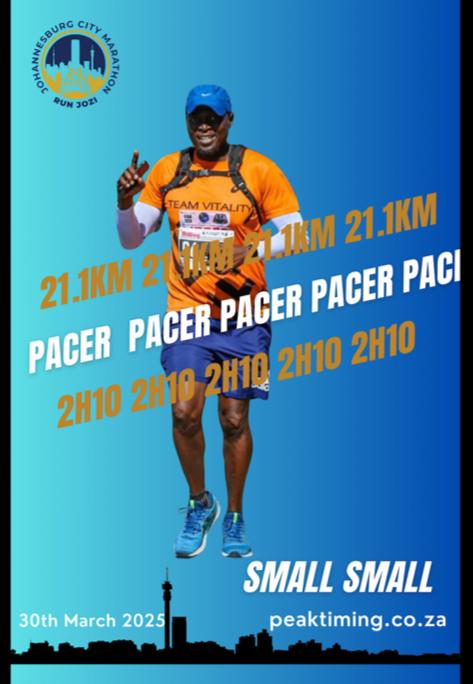 💥🎊🎉 ATTENTION RUNNERS 💥🎊🎉 
Small Small will be pacing the 21.1km - 2h10 bus at the Johannesburg City Marathon on 30 March 2025! Are you ready!!!

Register now and secure your spot:
secure.onreg.com/onreg2/front/s…