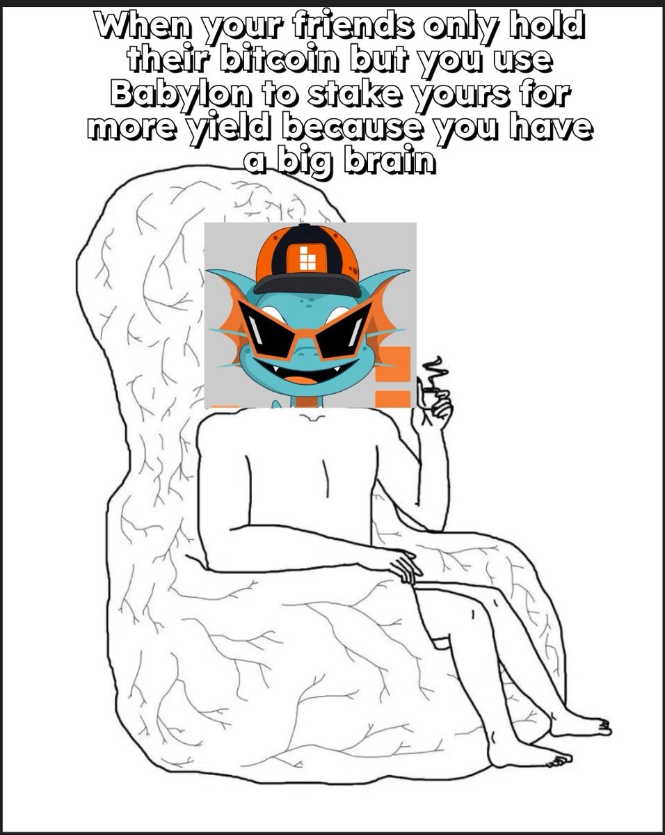Only Big brains put their Bitcoin to work for more yields while also supporting the network.

The question is, are you a big brain 🧠?