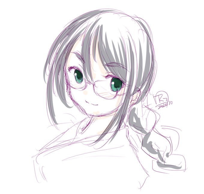 #無言で眼鏡娘をあげる見た人もやる 