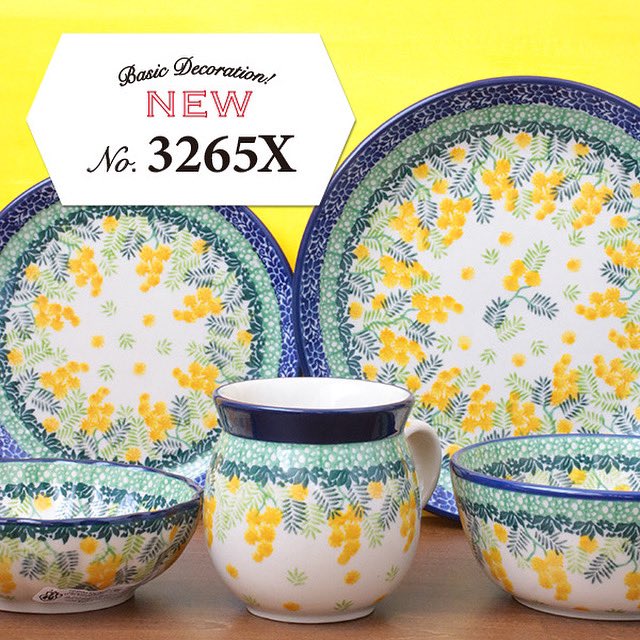 春待つミモザNo.3265X】 大好評のミモザ柄No.3265Xは店頭、オンライン