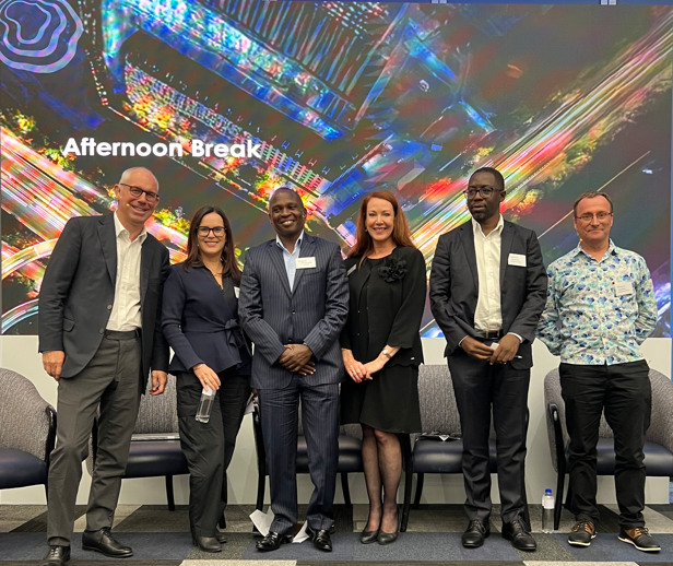 CompetLawAfrica's tweet photo. EVENT: Panel 2 on Digital Markets, moderated by Claire Reidy (Bowmans). Panellists are James Hodge (@CompComSA), Professor Liberty Mncube (BRG), Wang'ombe Kariuki (Bowmans), Heather Irvine (Bowmans) and Thomas Janssens (Freshfields) https://t.co/OXUIjbKiSL