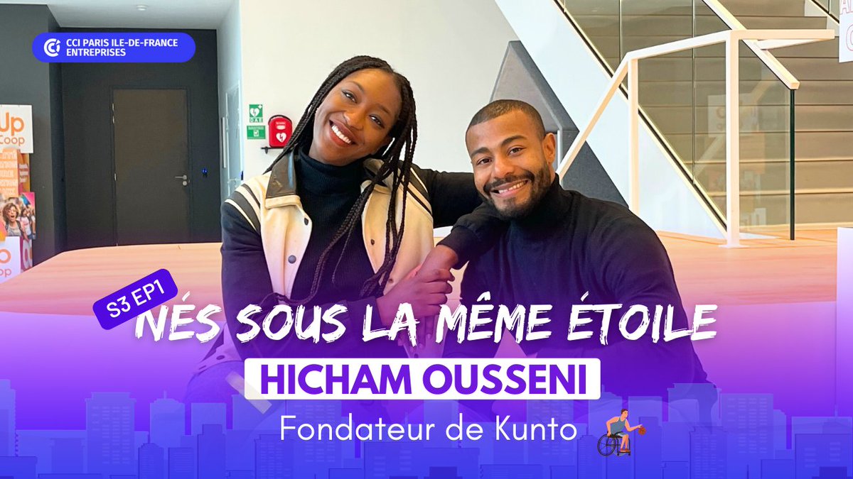 CCI Entreprises (@cci_entreprises) on Twitter photo "L’inclusion ne doit pas être une option, mais une évidence."
Préparez-vous à une bonne dose d’inspiration et de motivation avec l'interview d'<a href="/HichamOusseni/">Hicham Ousseni</a>, créateur de <a href="/AppKunto/">Kunto</a>, par Aissata Fane dans la nouvelle saison de Nés sous la même étoile !💫 entreprises.cci-paris-idf.fr/web/creation/n… "L’inclusion ne doit pas être une option, mais une évidence."
Préparez-vous à une bonne dose d’inspiration et de motivation avec l'interview d'<a href="/HichamOusseni/">Hicham Ousseni</a>, créateur de <a href="/AppKunto/">Kunto</a>, par Aissata Fane dans la nouvelle saison de Nés sous la même étoile !💫 entreprises.cci-paris-idf.fr/web/creation/n…