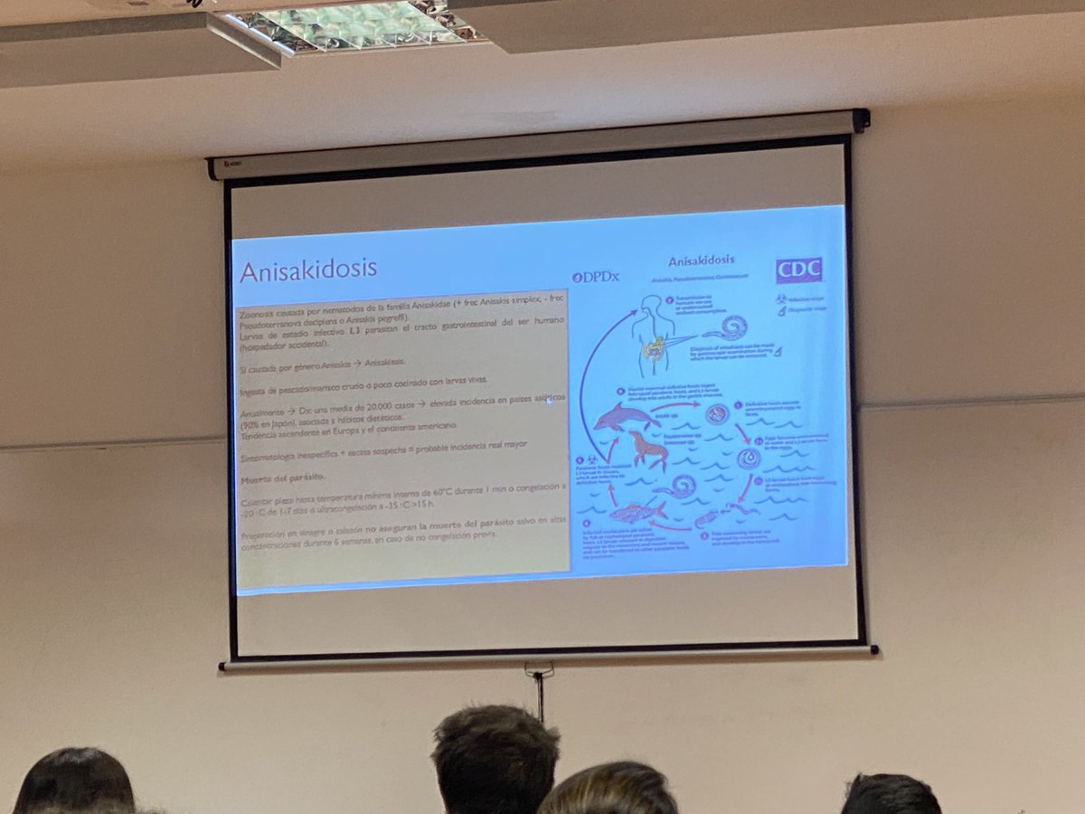 XV Jornadas de Casos Clínicos en Medicina Tropical y Salud Internacional.
Hablando de anisakis en Granada. #SAMICEI_formacion