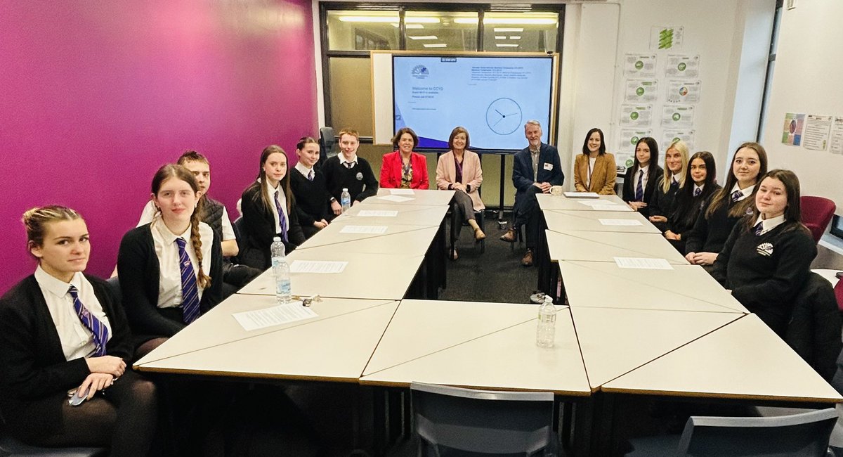 A massive thank you to <a href="/huw4ogmore/">Huw Irranca-Davies</a> for coming in to speak with our sixth form learners today about their sixth form education and transport. There were some very interesting discussions. Thank you for your support.