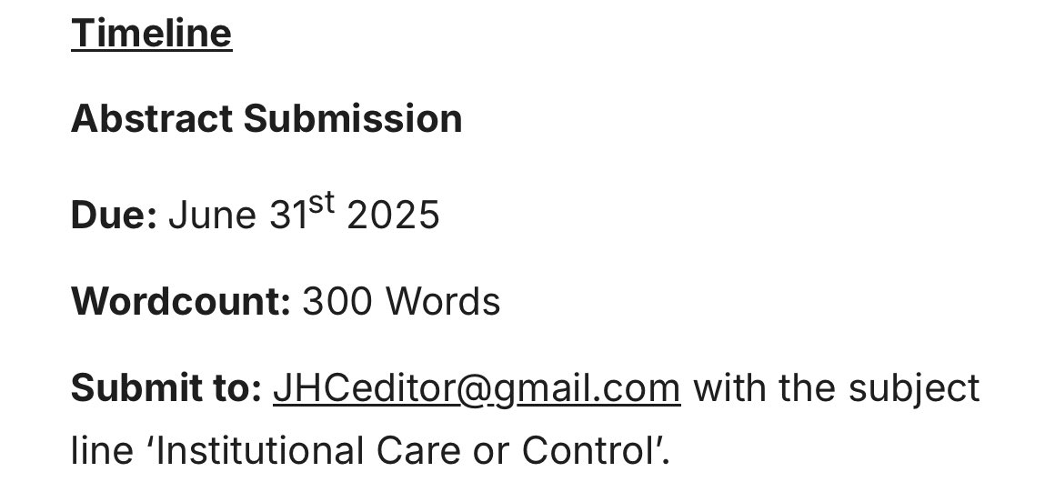 Dr Emma D. Watkins (@emmadwatkins) on Twitter photo Special Issue CFP for <a href="/LawCrimeHistory/">Law, Crime & History</a> (now historical criminology) more info here: ewatkins1bc479014fd.wordpress.com/special-issue-… Special Issue CFP for <a href="/LawCrimeHistory/">Law, Crime & History</a> (now historical criminology) more info here: ewatkins1bc479014fd.wordpress.com/special-issue-…