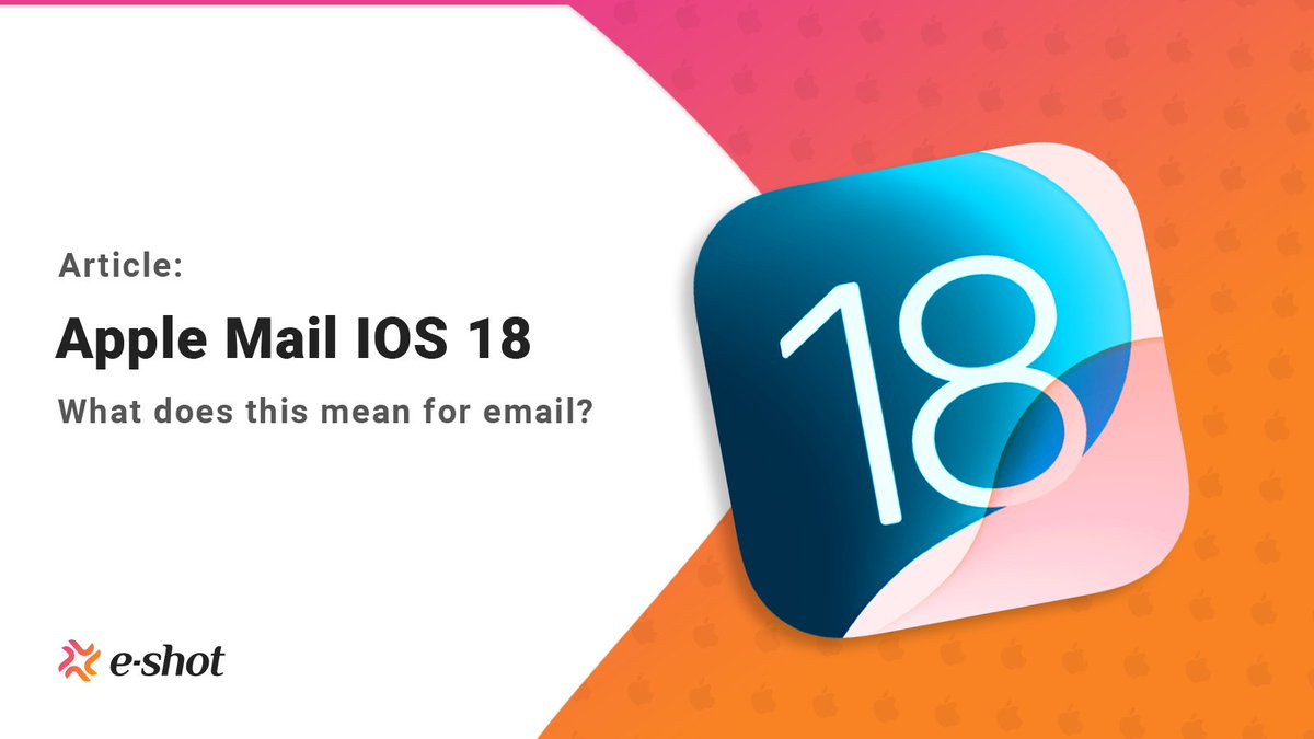 🚀Apple just announced big updates in iOS 18—what does it mean for email marketers? Our latest blog breaks down key changes and how they could impact your strategy.

Read our blog:  zurl.co/cEWc1