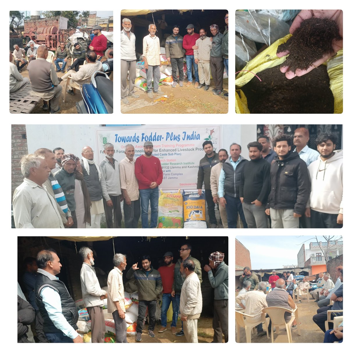 ICAR-IGFRI Srinagar Station (@igfris) on Twitter photo <a href="/IgfriS/">ICAR-IGFRI Srinagar Station</a> organized an Awareness cum Training Programme under the SC Sub Plan at Kotli Charken, Bishna, Jammu! Beneficiaries received vermi compost to promote sustainable farming & soil health.
#FodderPlusIndia
<a href="/AgriGoI/">Agriculture INDIA</a>
<a href="/icarindia/">Indian Council of Agricultural Research.</a> <a href="/IcarIgfri/">ICAR - IGFRI, Jhansi</a> <a href="/IgfriS/">ICAR-IGFRI Srinagar Station</a> organized an Awareness cum Training Programme under the SC Sub Plan at Kotli Charken, Bishna, Jammu! Beneficiaries received vermi compost to promote sustainable farming & soil health.
#FodderPlusIndia
<a href="/AgriGoI/">Agriculture INDIA</a>
<a href="/icarindia/">Indian Council of Agricultural Research.</a> <a href="/IcarIgfri/">ICAR - IGFRI, Jhansi</a>