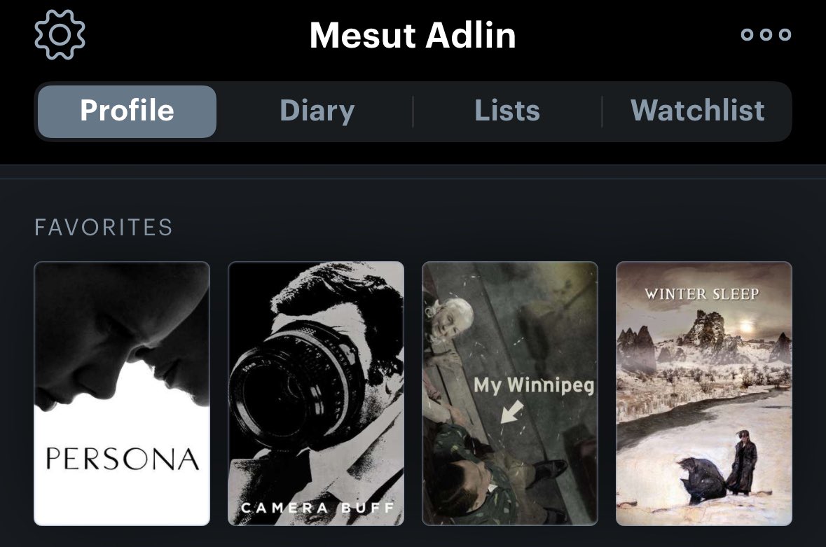 ben ve letterboxd favorilerim
