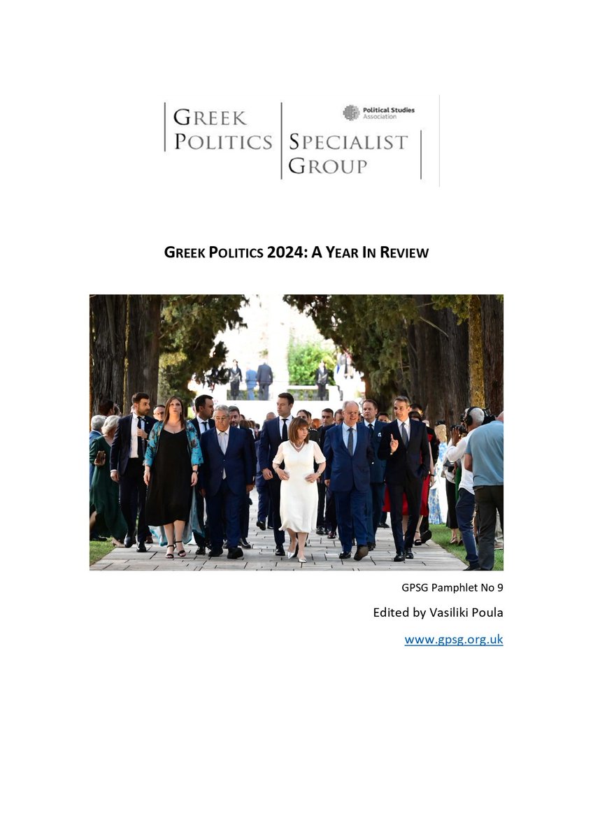 Dimitris Skleparis (@dskleparis) on Twitter photo 🚨Which events and policy developments shaped Greek politics in 2024? Insightful commentaries from a fantastic mix of academics and policy practitioners <a href="/GrPoliticsSG/">GPSG Greek Politics</a> 👉 gpsg.org.uk/wp-content/upl… 🚨Which events and policy developments shaped Greek politics in 2024? Insightful commentaries from a fantastic mix of academics and policy practitioners <a href="/GrPoliticsSG/">GPSG Greek Politics</a> 👉 gpsg.org.uk/wp-content/upl…