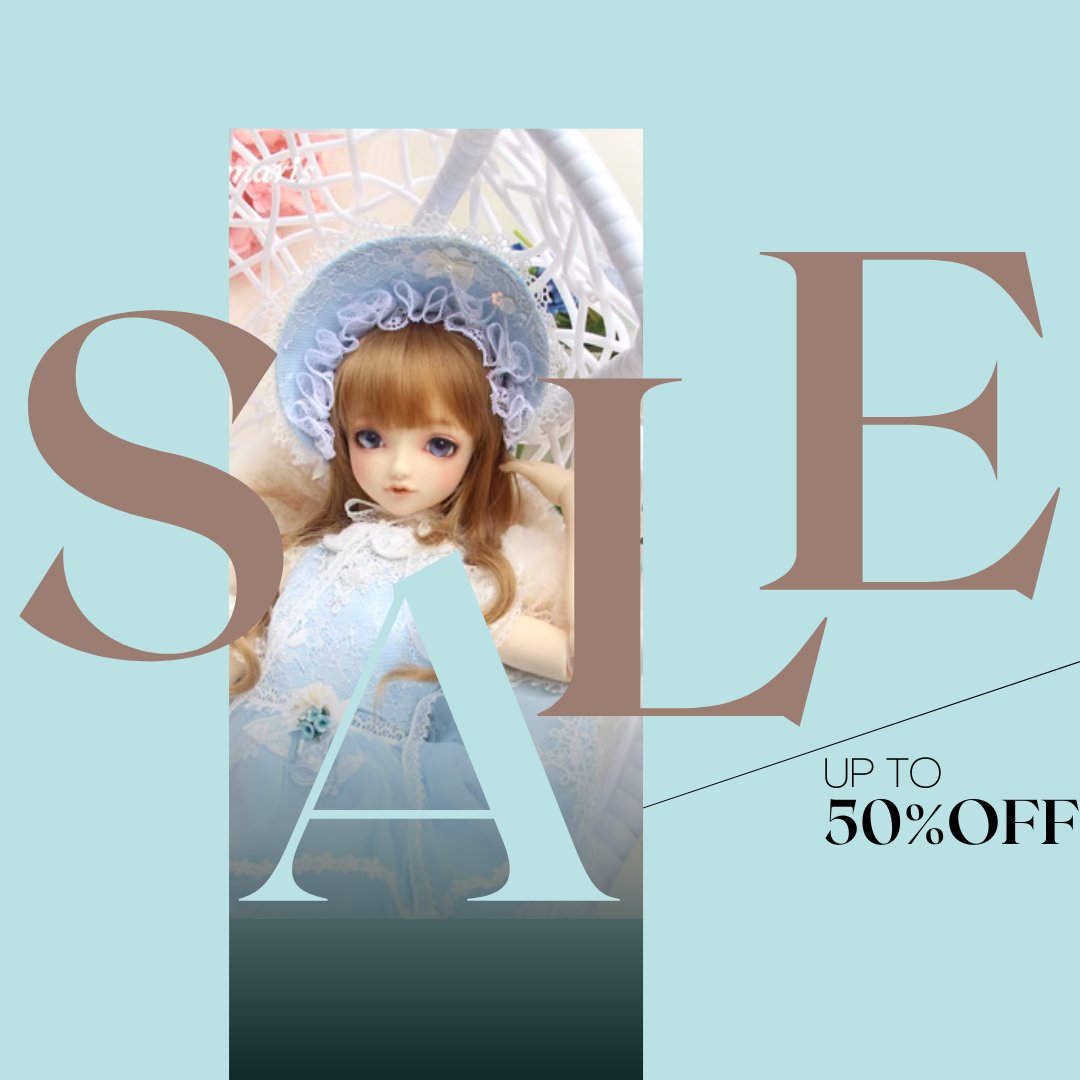 DollsCollectionでは
お得なSALEを開催中！

最大50％オフ
数量限定なのでお早めに👗
shop.dollcoll.com/categories/616…

#ドール服 #スーパードルフィー服 #ドルフィードリーム服 #人形洋服 #ドール通販