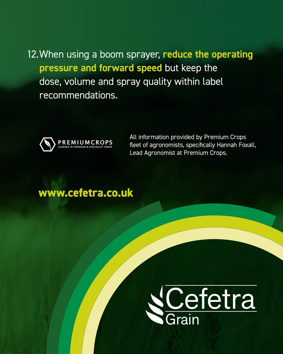 Cefetra's tweet photo. Here are 12 expert tips to prevent drift and protect your crops 🚜🌱
#DriftControl #SustainableAgriculture #CefetraGrain https://t.co/L8c1uowJau