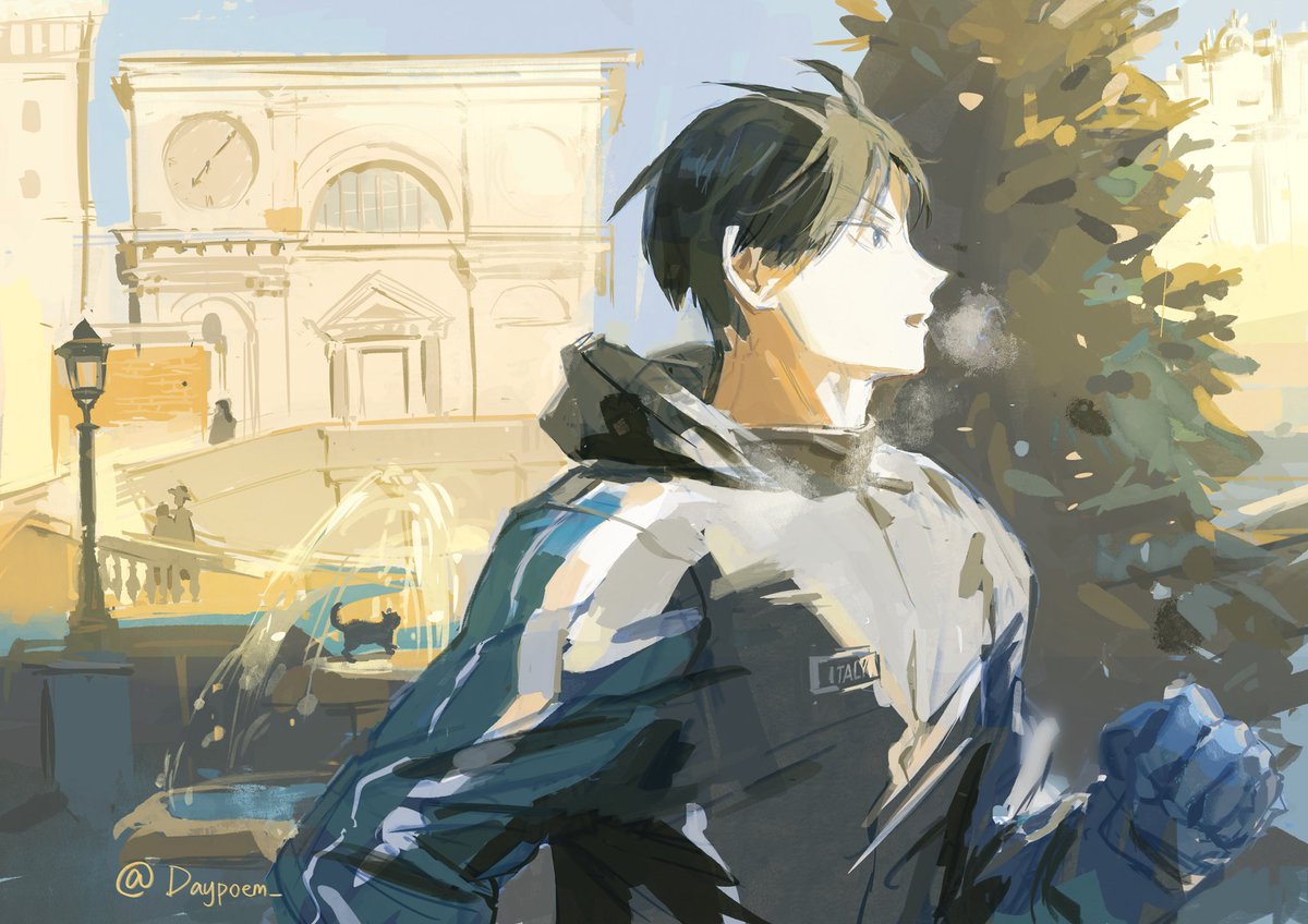 Daypoem_'s tweet image. In the morning light of Italy
#illustration #kageyamatobio #Haikyuu