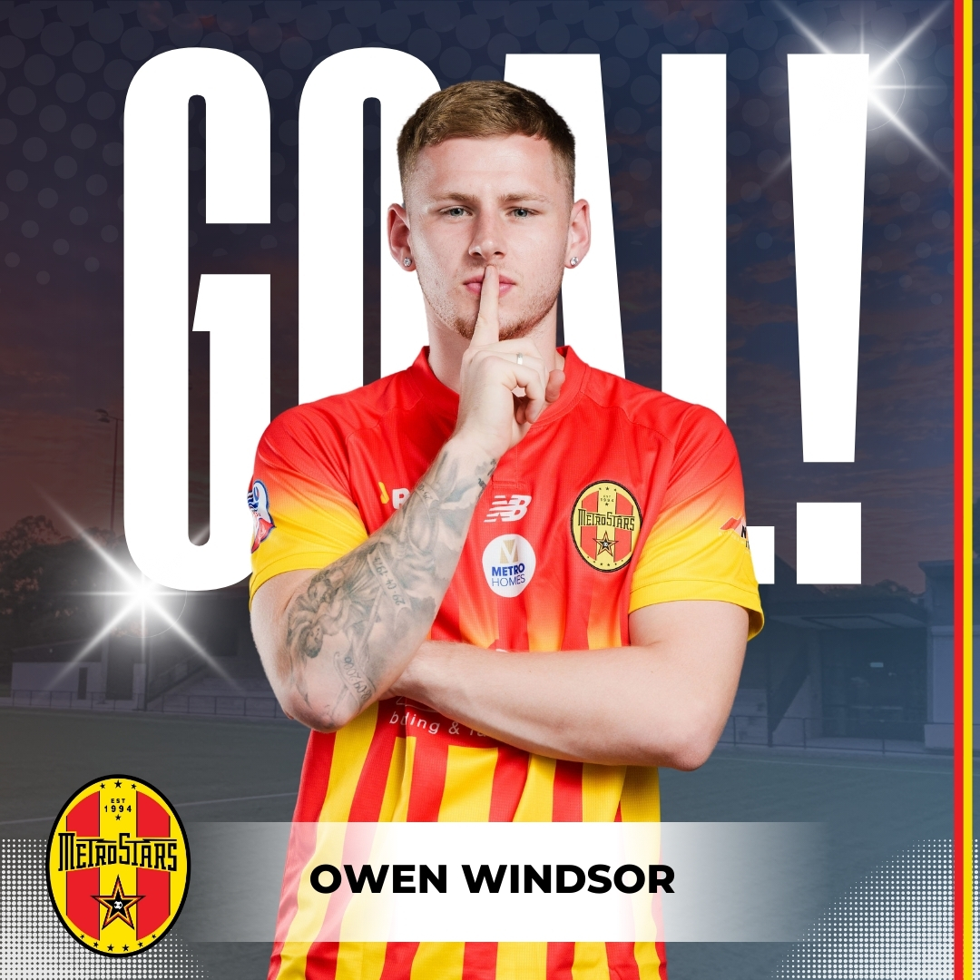 🔴🟡 𝐆𝐎𝐀𝐋!!!!!! 🟡🔴 

90+1 mins - Its a double for Owen Windsor!!!!

Campbelltown 0
MetroStars 3

#RAANPLSA #MetroStars