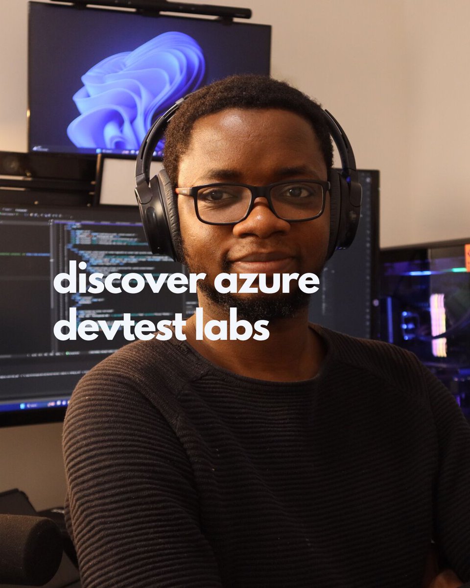 DaraOladapo's tweet image. 🚀 Excited to share how Azure DevTest Labs can supercharge your development and testing workflows! Here’s a quick thread on getting started:
#AzureDevTestLabs #DevTestLabs #CloudDevelopment #CostControl
