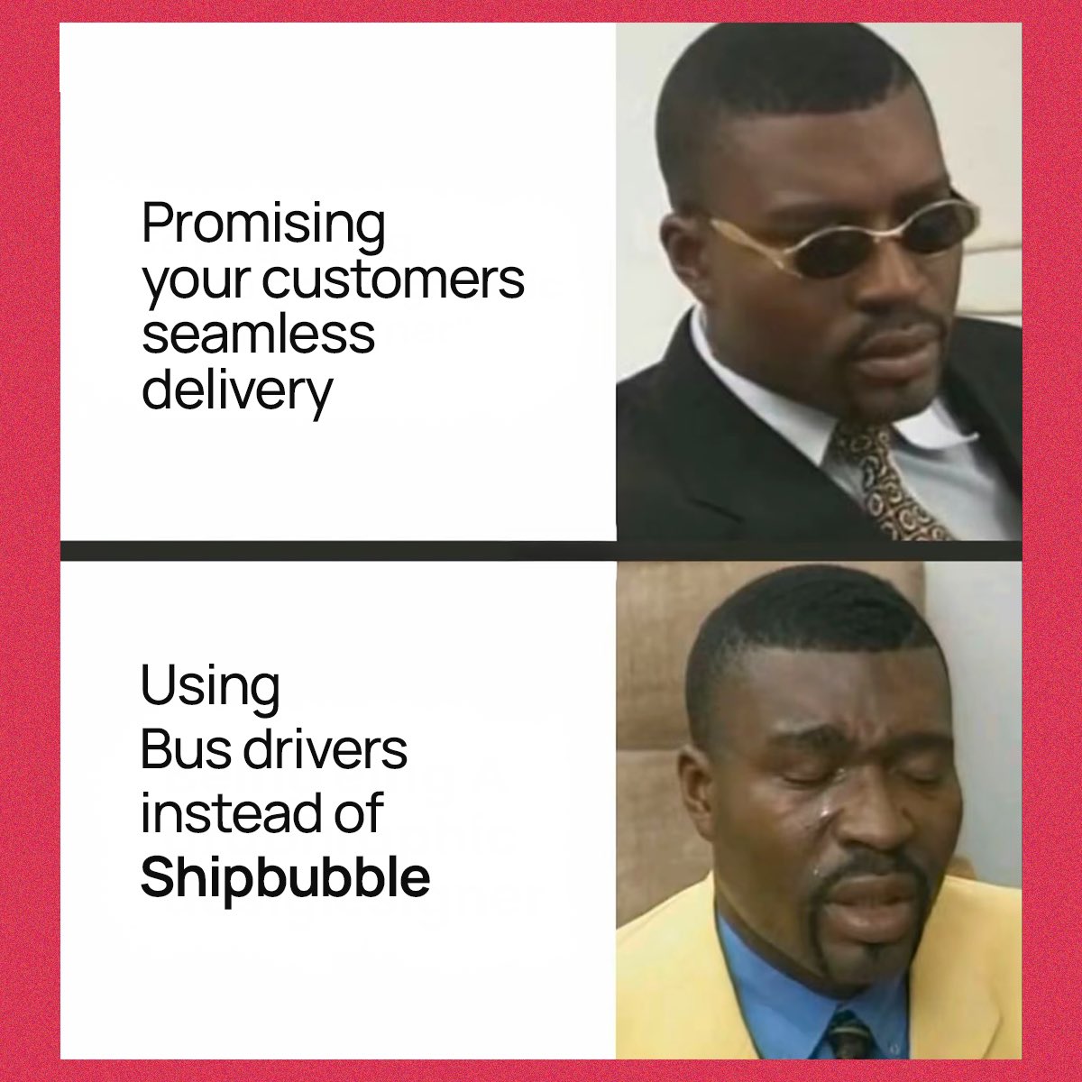 Business owners vs. logistics wahala—who go win? 😩

Skip the stress! Shipbubble gives you 50+ trusted logistics partners at the best rates—no disappearing riders! 👀

Download now &amp; ship stress-free! onelink.to/shipbubble