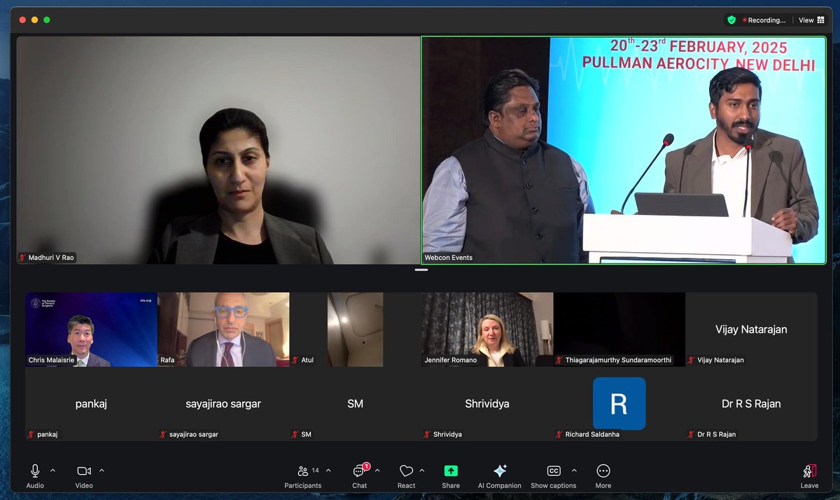 Dinesh Sathanantham MS MCh (@dsathanantham) on Twitter photo STS/IACTS virtual session at the IACTSCON 25 (first ever STS session at IACTSCON)
We had a wonderful session with a good audience and interactive Q&A..
Keep looking for bigger sessions soon.....
#STS #STSsouthasia #IACTS #IACTSCON25 STS/IACTS virtual session at the IACTSCON 25 (first ever STS session at IACTSCON)
We had a wonderful session with a good audience and interactive Q&A..
Keep looking for bigger sessions soon.....
#STS #STSsouthasia #IACTS #IACTSCON25