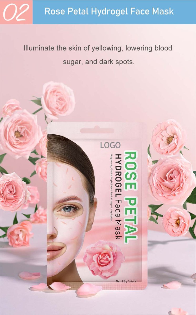 Yhanroo's tweet photo. Wholesale Rose Petal Hydrogel Moisturing Face Mask
Containing fresh flower petals, this petal water gel mask provides fresh moisture and nutrients to the skin.
#facialmask #facecare #skincare #facialmaskmanufacturer 
https://t.co/i2Hu4vNRQ8 https://t.co/WuymHe7Q8m