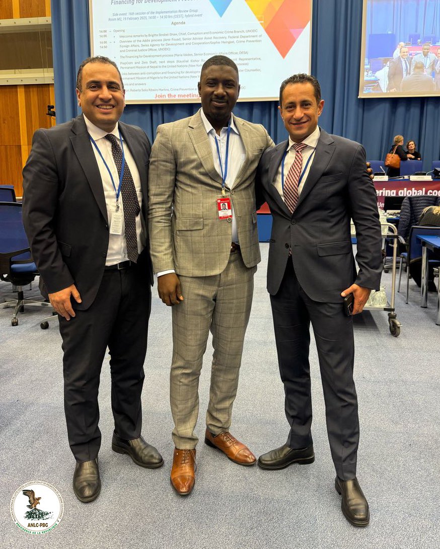 Le secrétaire exécutif adjoint de l’ <a href="/anlcguinee/">ANLC-PBG</a> participe à la 16ème session du groupe d’examen de l’application en Autriche.Cette session organisée par le groupe d’examen de l’application du secrétariat de la conférence des Etats parties de l’ONUDC se tient du 17 au 21 février