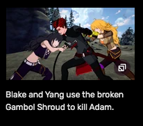 the episode where she kills a (random) man named "Seeing Red"
you know....
... first time understand the blood colour
..... just saying