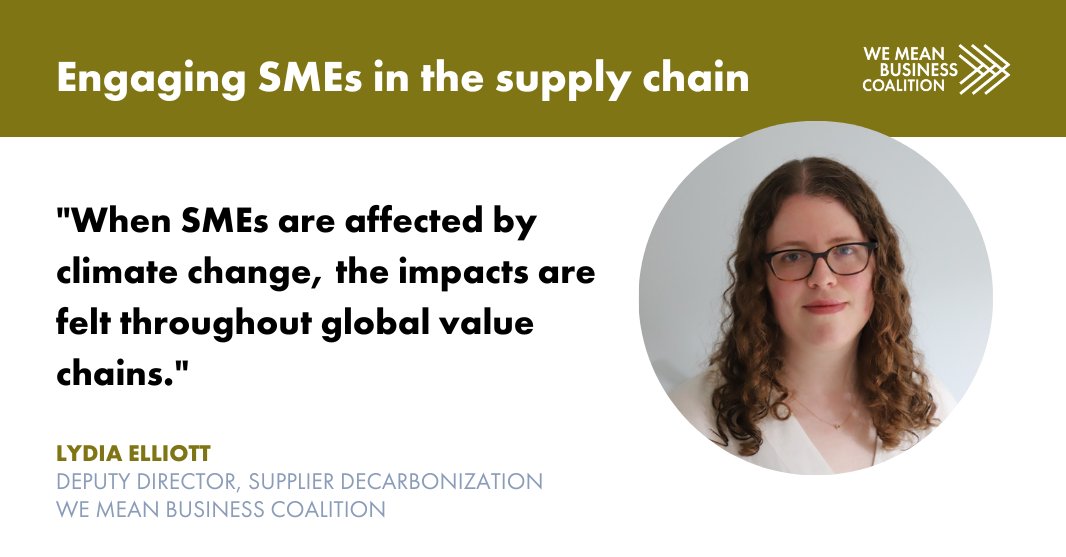 SMEs make up 90% of businesses, yet are often excluded from plans to reduce carbon emissions. Deputy Director of Supplier Decarbonization Lydia Elliott of #WMBC explains why supporting SMEs is key to a greener future in <a href="/edie/">edie</a>: edie.net/big-businesses…