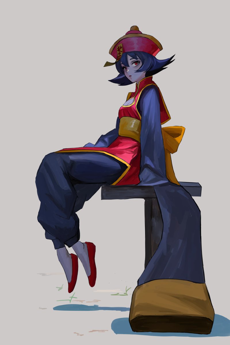 ヴァンパイア・ハンター/レイレイ        
#格ゲーキャラ描こうぜ 
#Darkstalkers