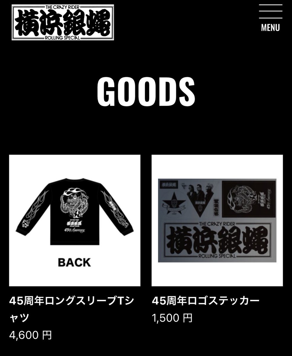 ⋆͛📢デビュー45周年を記念したロゴマークをデザインした新グッズの