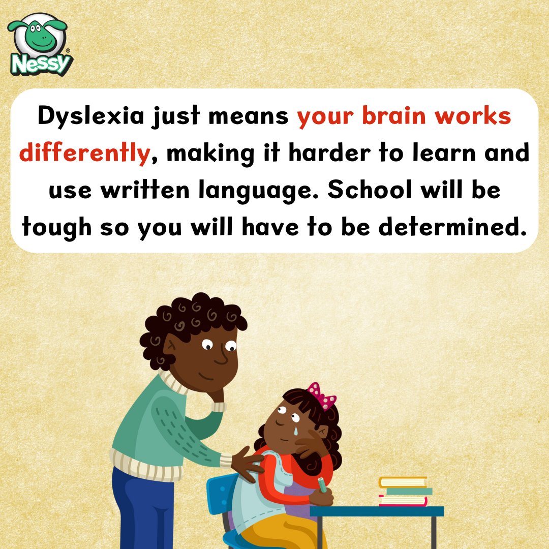 There is no shame in dyslexia, it is part of who you are, but how do you explain dyslexia to a child?

Learn more about how to explain dyslexia and other free resources at nessy.com